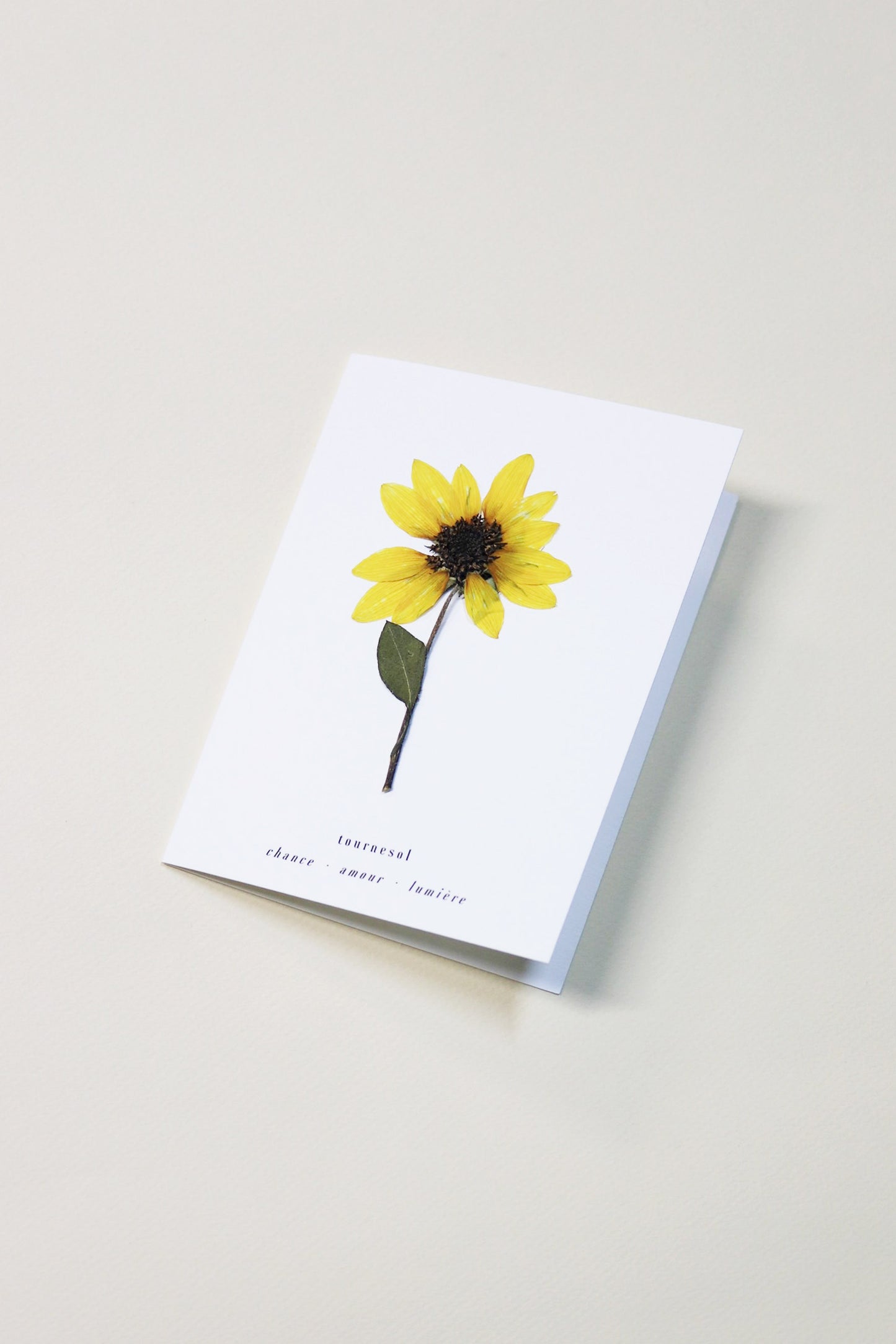 La carte Tournesol