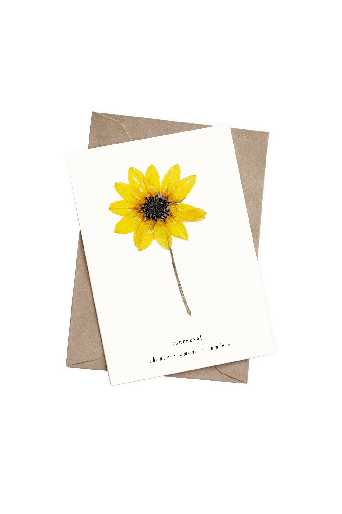 La carte Tournesol
