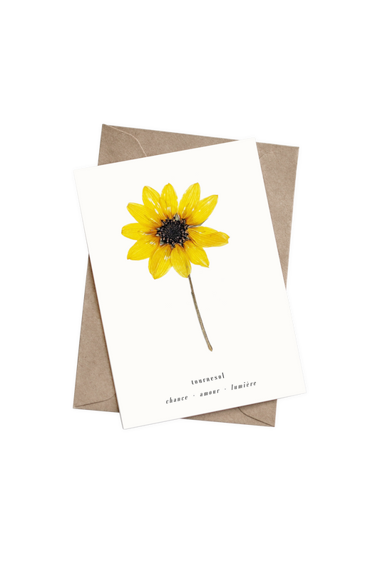 La carte Tournesol